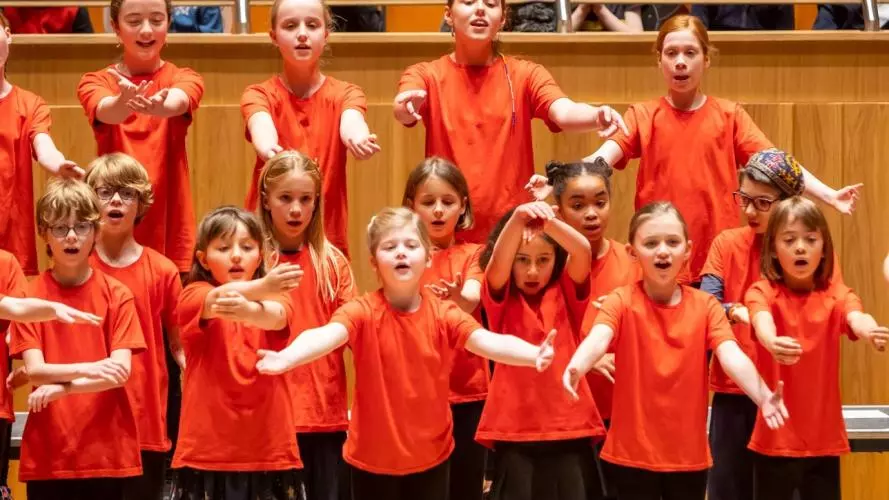 Let's Build a Town children singing
