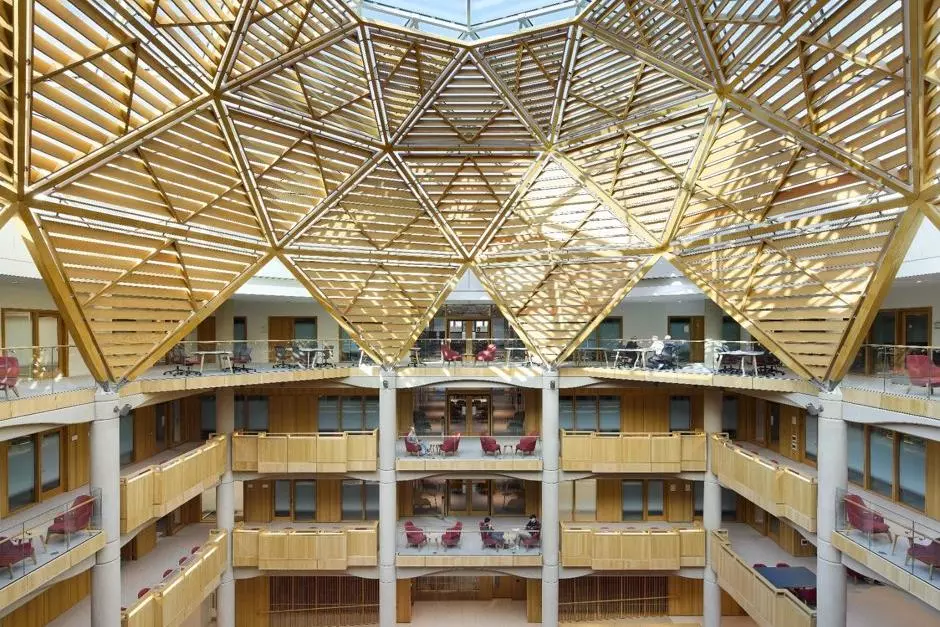 view of the great hall at the stephen a schwarzman centre for the humanities